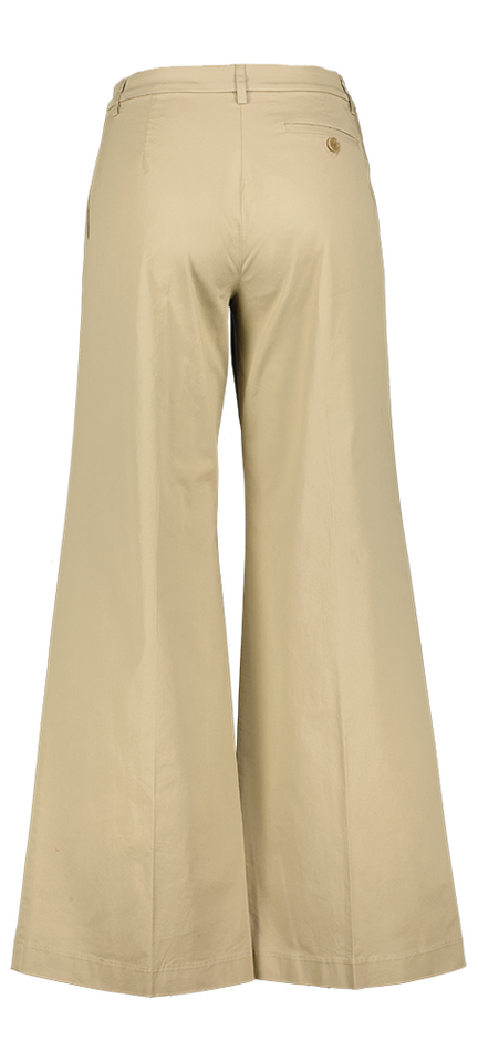 Beige wijde broek Aspesi