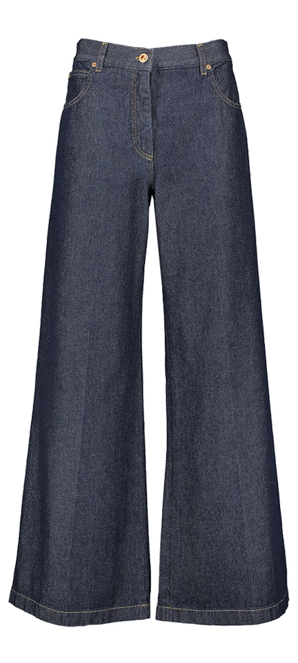 Donkerblauwe loose fit jeans Aspesi 