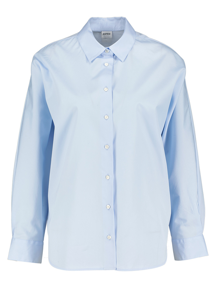 Blauwe bloes lange mouw Aspesi