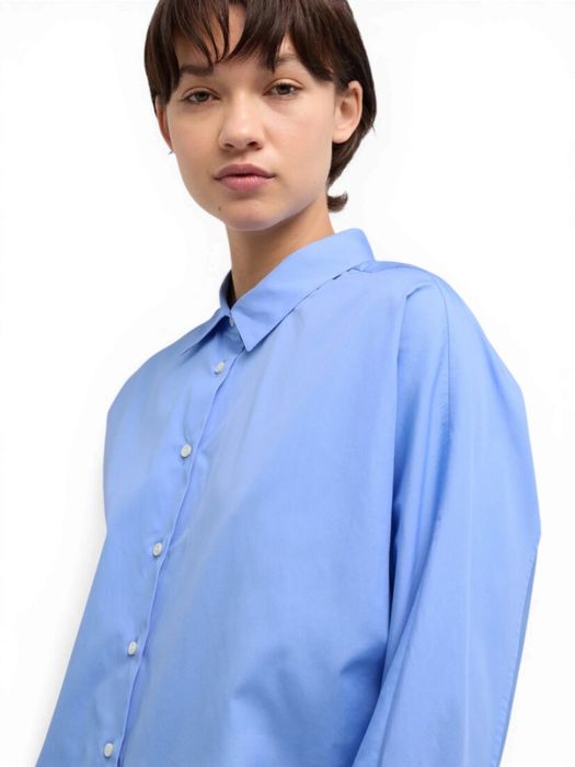 Blauwe bloes lange mouw Aspesi