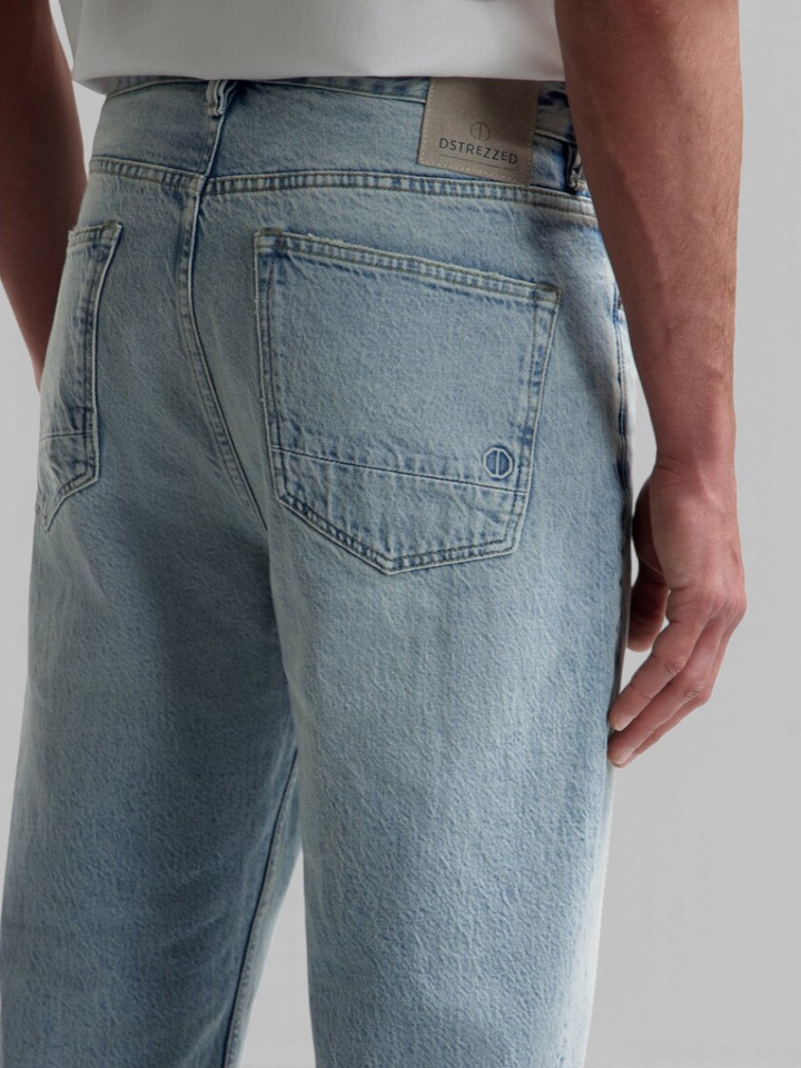 Blauwe tapered jeans Dstrezzed