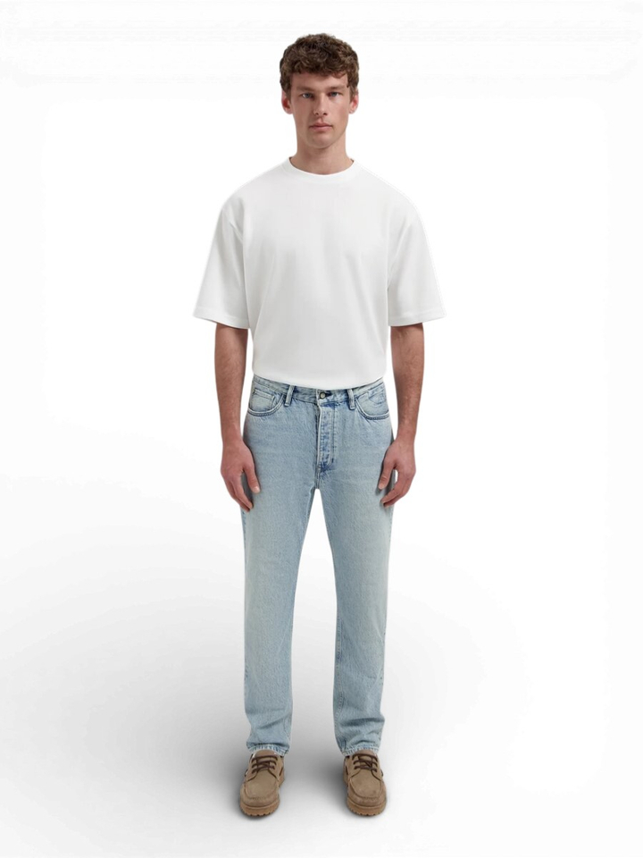 Blauwe tapered jeans Dstrezzed