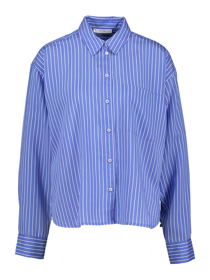 Blauwe gestreepte bloes Lise By Bar