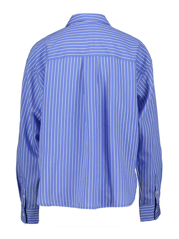 Blauwe gestreepte bloes Lise By Bar