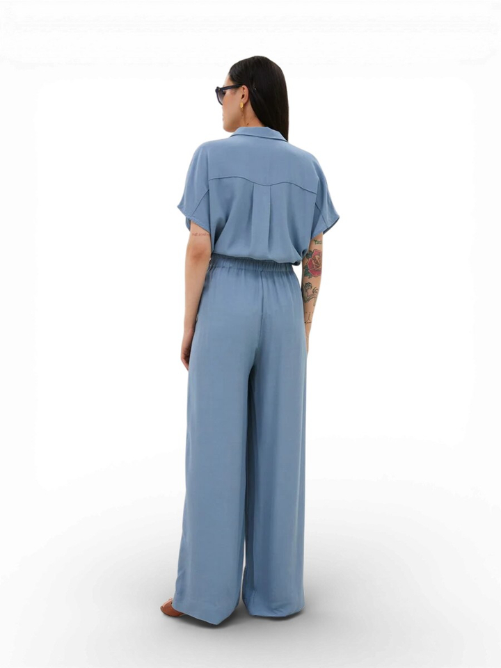 Blauwe blouse Barley By-Bar