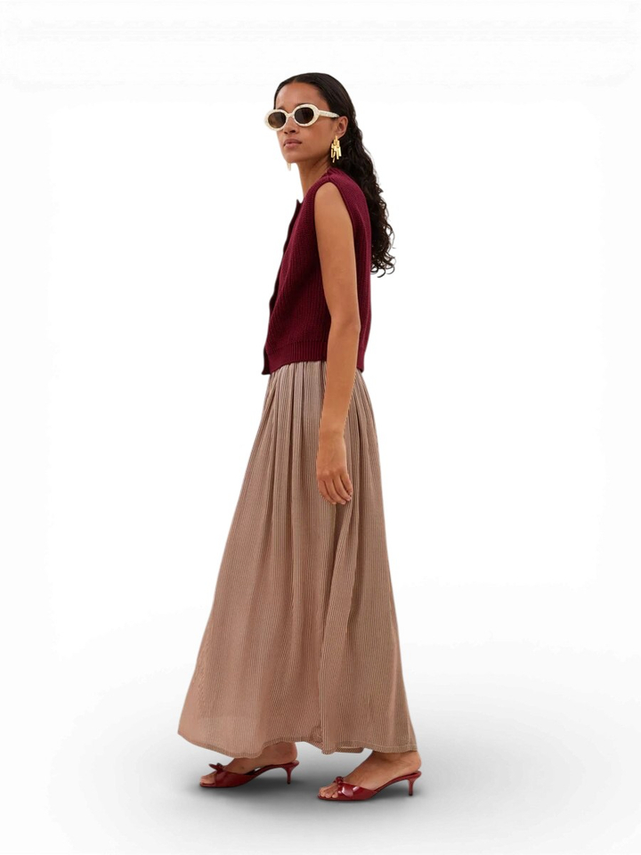 Bordeaux mouwloze gilet Nori Oceano By-Bar 