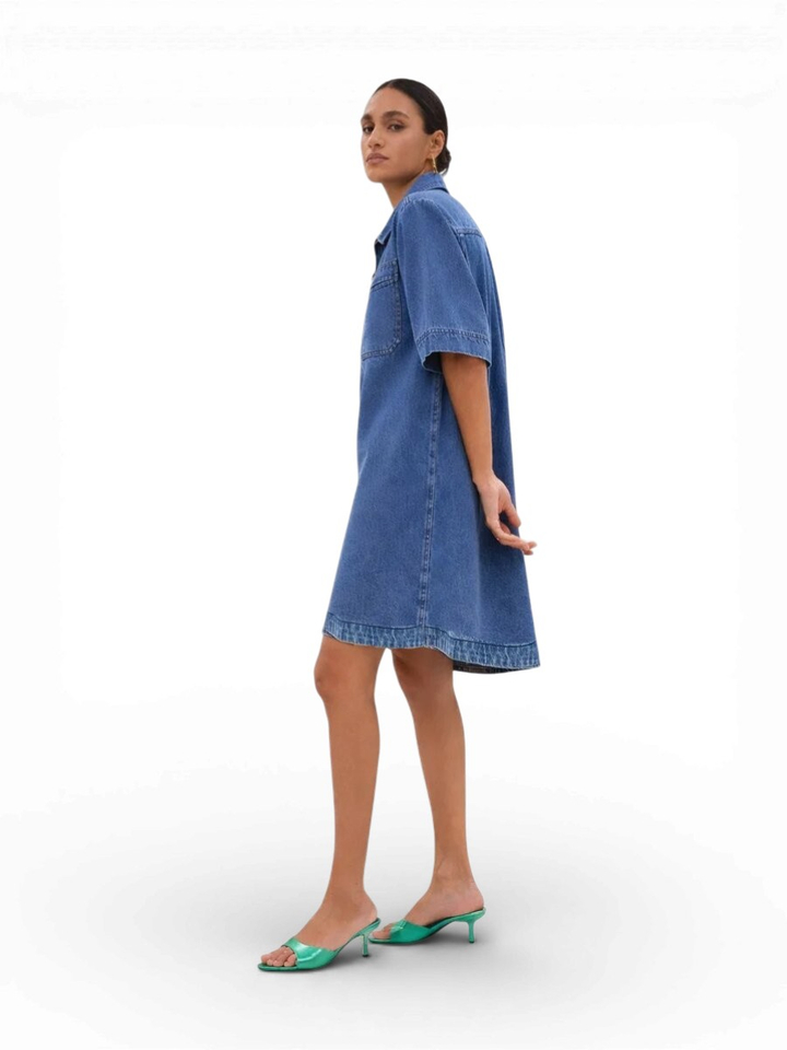 Blauwe jeansjurk Lexia By-Bar 