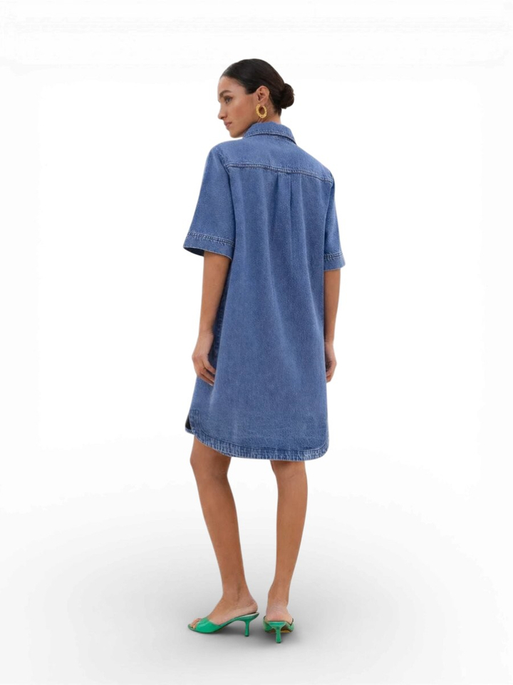 Blauwe jeansjurk Lexia By-Bar 