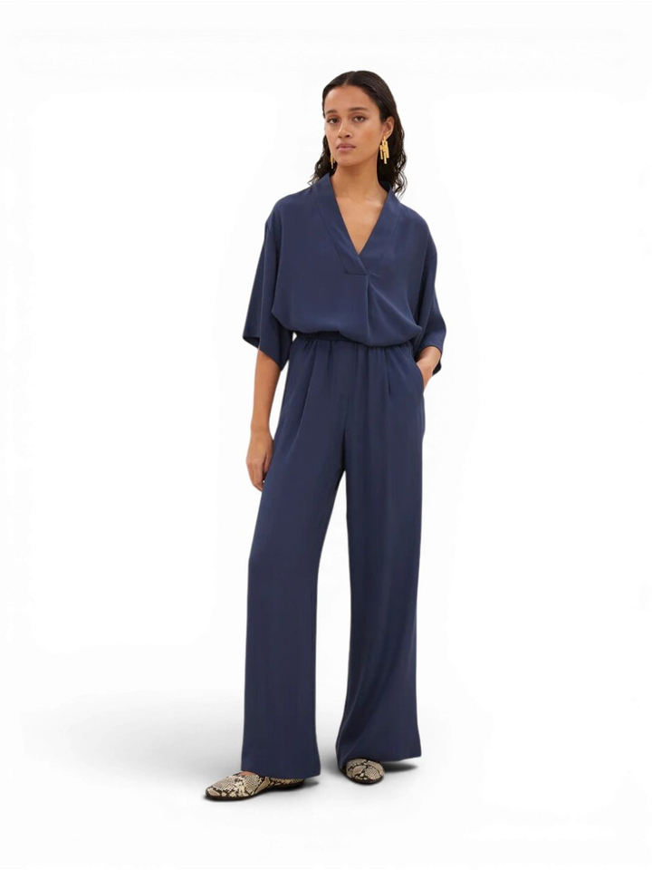 Donkerblauwe geklede broek Benji By-Bar