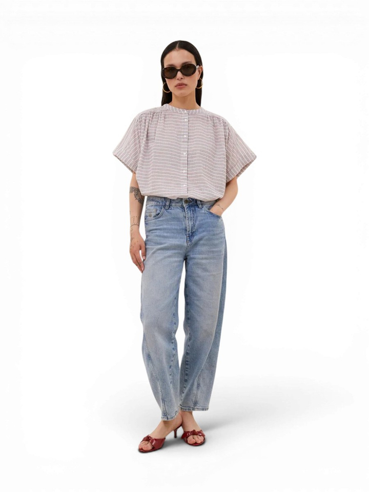 Blauwe loose fit jeans Begum By-Bar