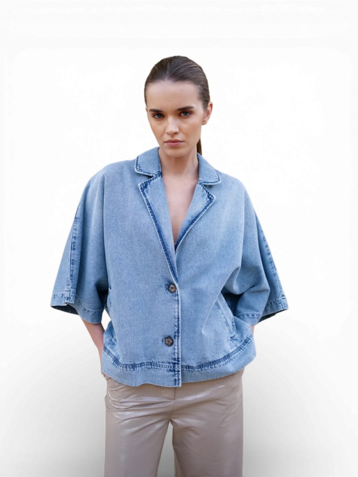 Blauwe jeansvest Equal March 23