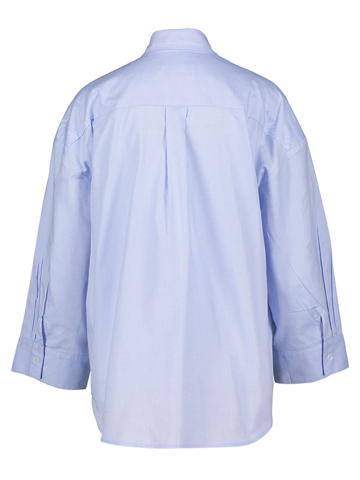 Blauwe bloes met knop detail Aura March23 