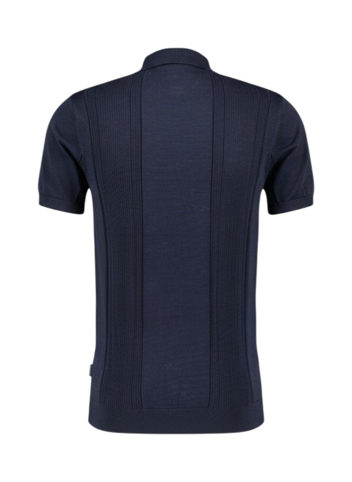 Donkerblauwe polo Friederich Saint Steve 