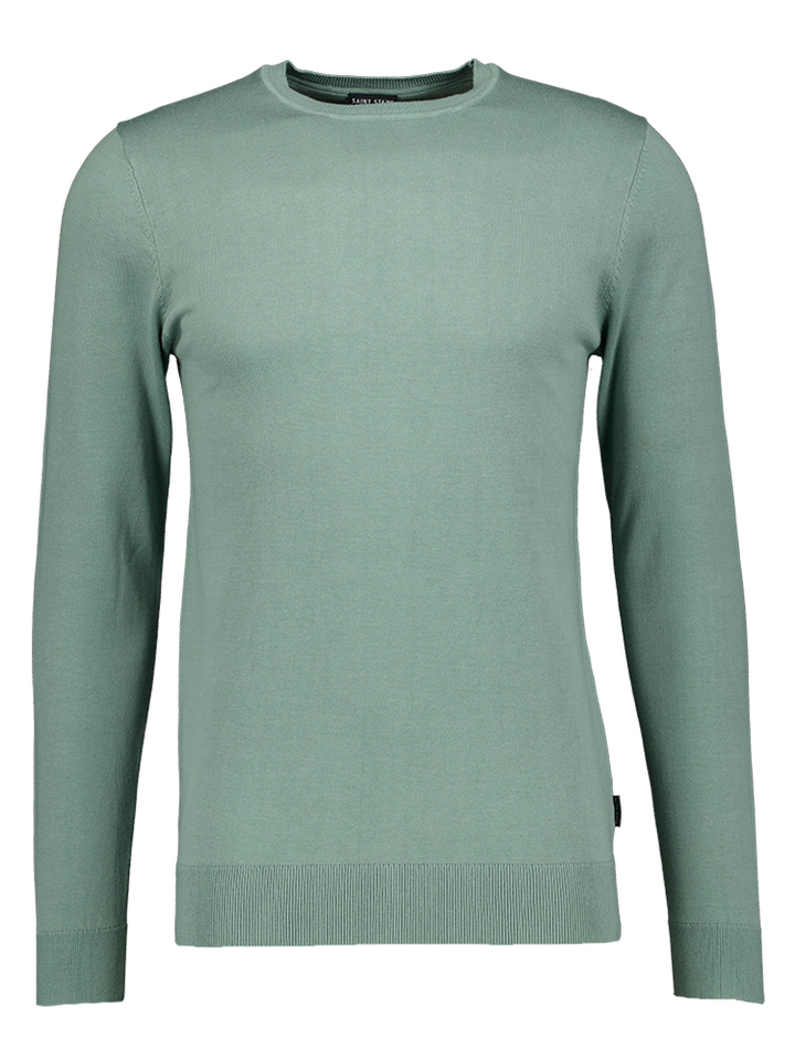 Groene trui met ronde hals Bart Saint Steve