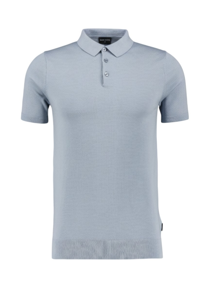 Lichtblauwe polo Chris Saint Steve