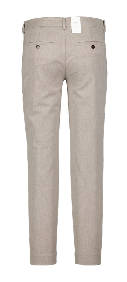 Beige geklede broek Josh Plain 