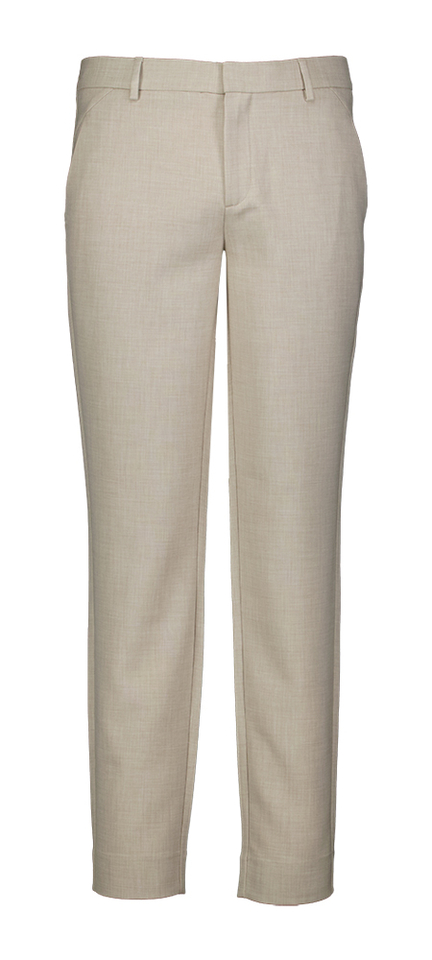 Beige geklede broek Plain