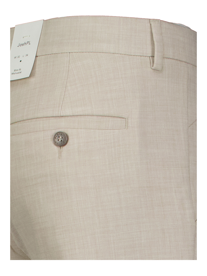 Beige geklede broek Plain