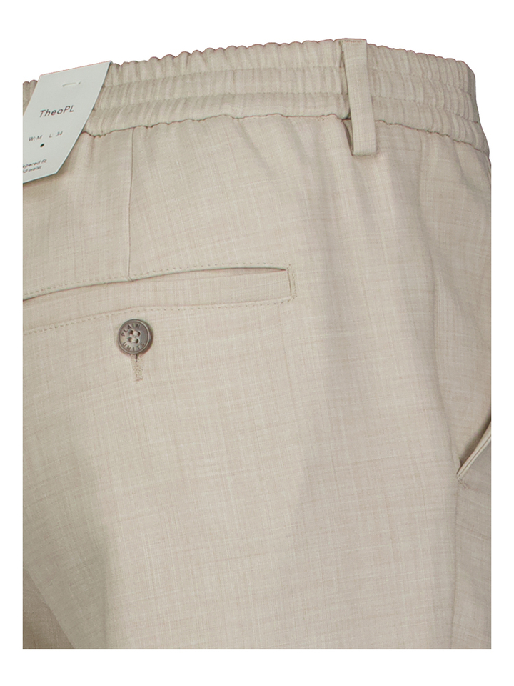 Beige broek Theo Plain