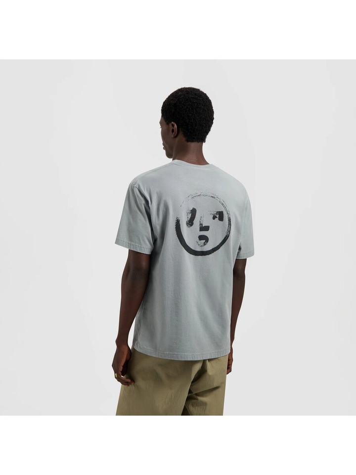 Blauw grijze katoenen t-shirt logo Olaf