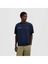 Blauwe katoenen t-shirt met logo's Boxy Olaf