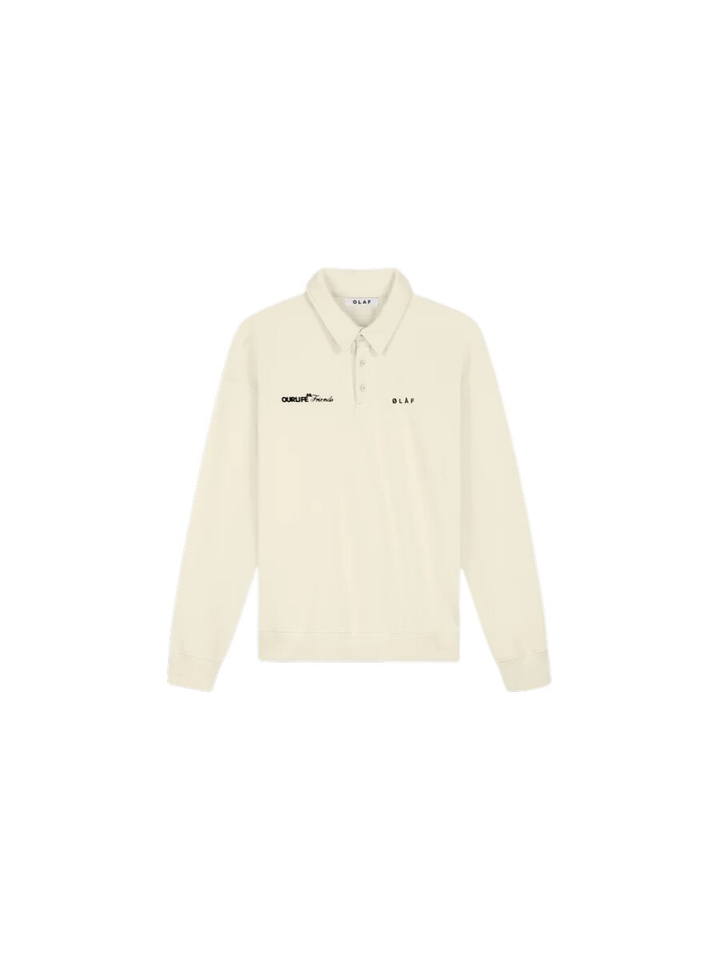 Witte polo sweater Olaf 
