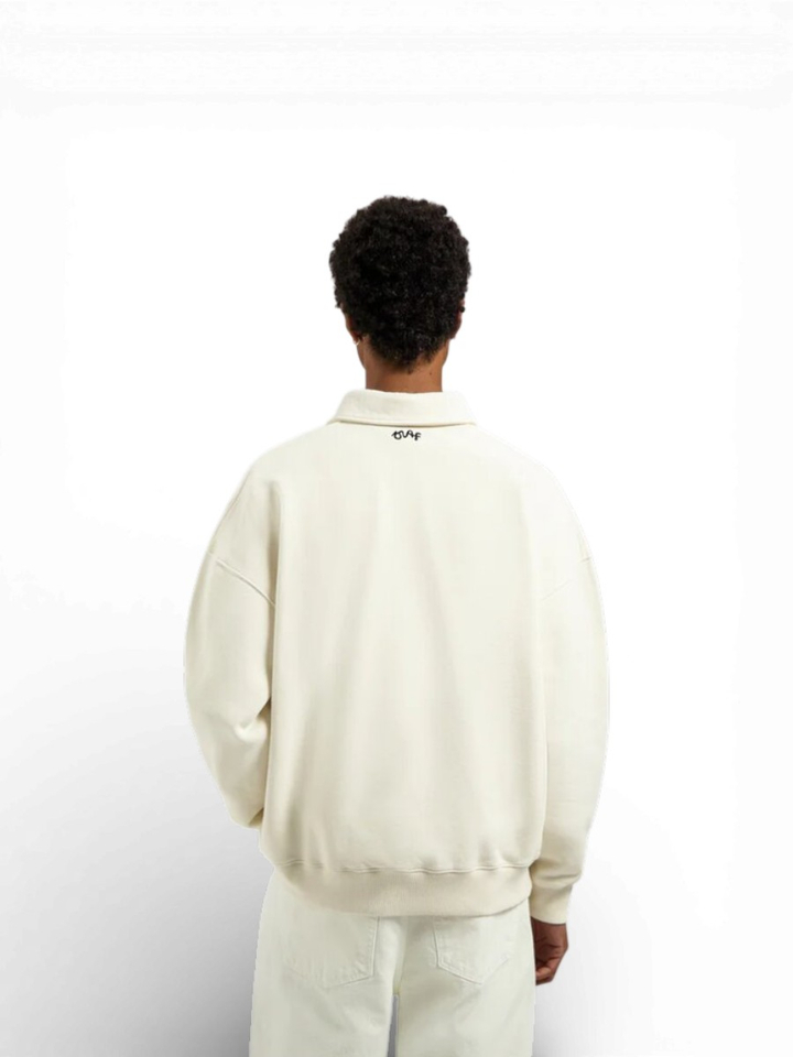 Witte polo sweater Olaf 