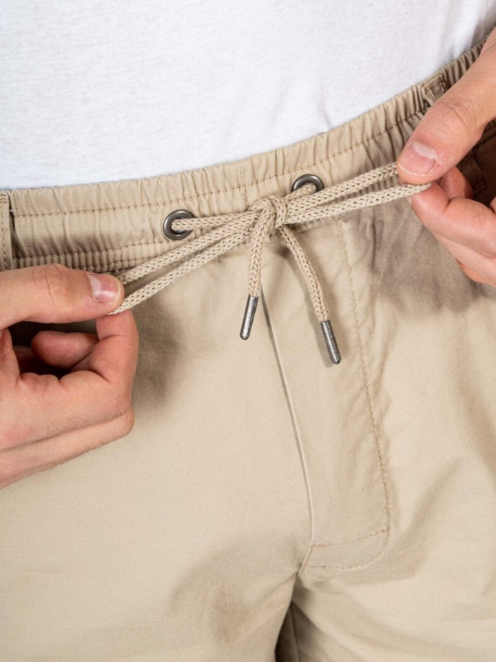 Beige short met elastiek Reell