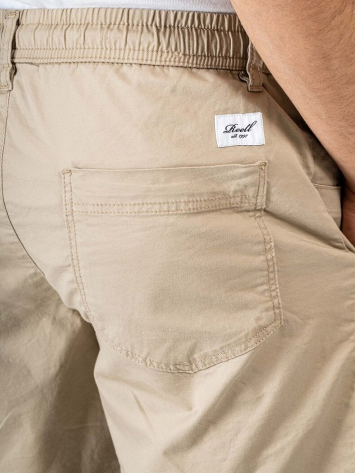 Beige short met elastiek Reell