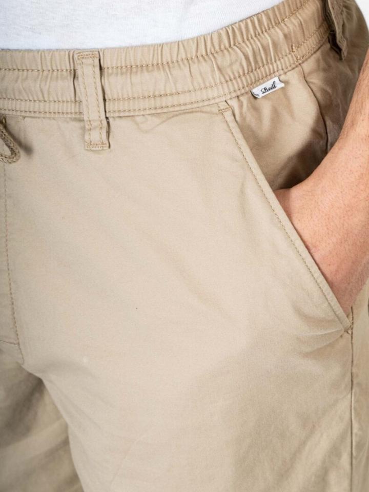 Beige short met elastiek Reell