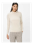 Beige pull met rolkraag en strass aan de mouwen Style.Carina Brax 