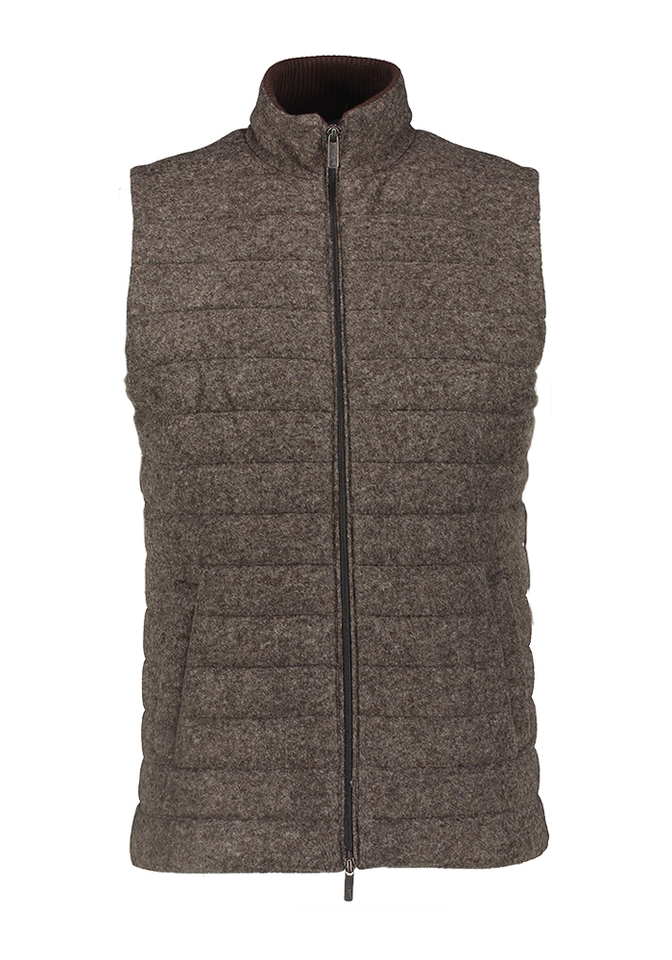 Donkergrijze bodywarmer State of Arte 