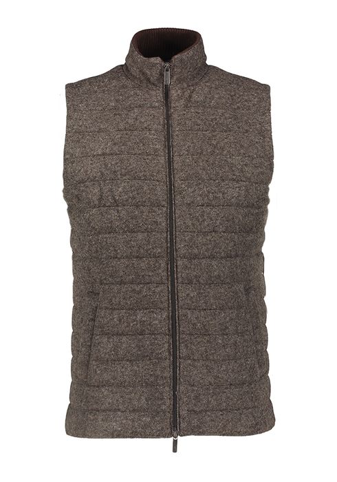 Donkergrijze bodywarmer State of Arte