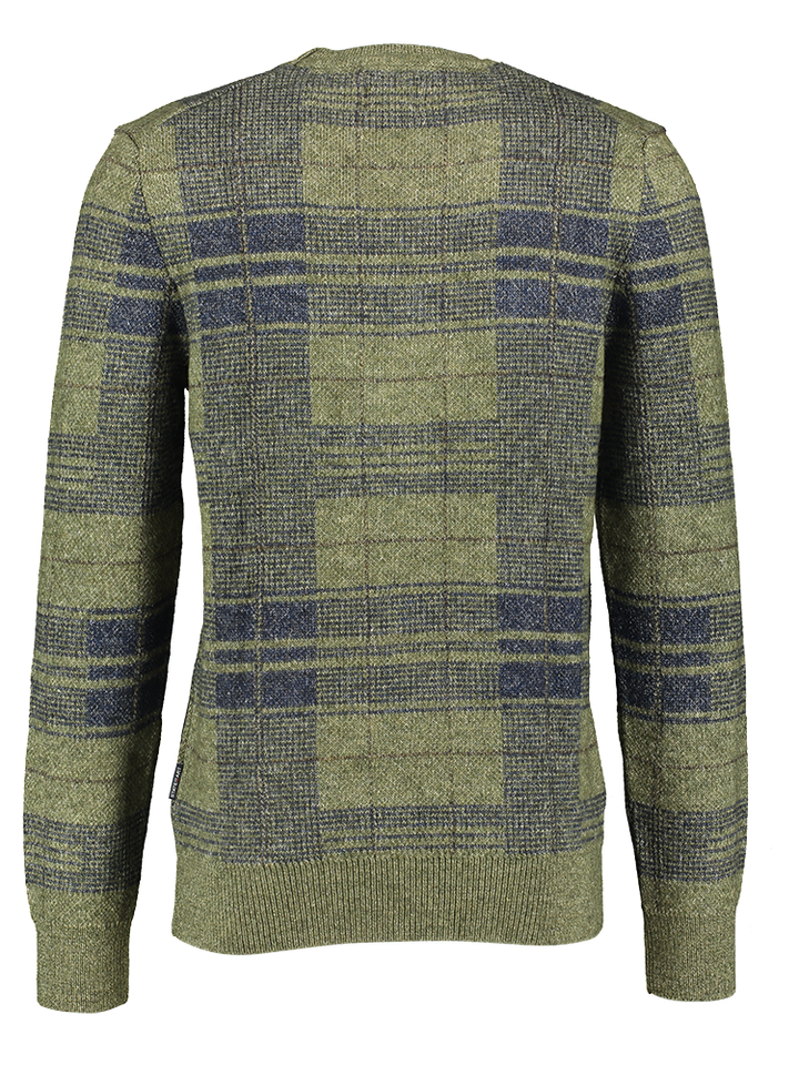 Groene trui met ruit motief State Of Art