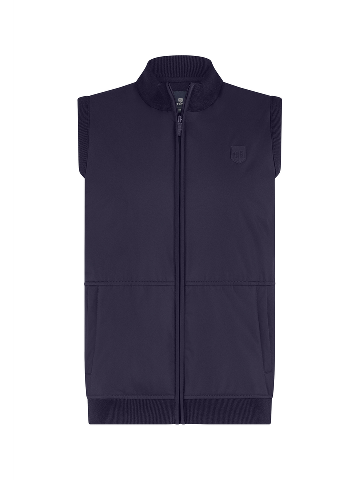 Blauwe bodywarmer State Of Art