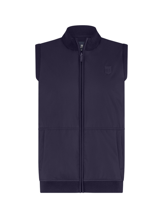Blauwe bodywarmer State Of Art