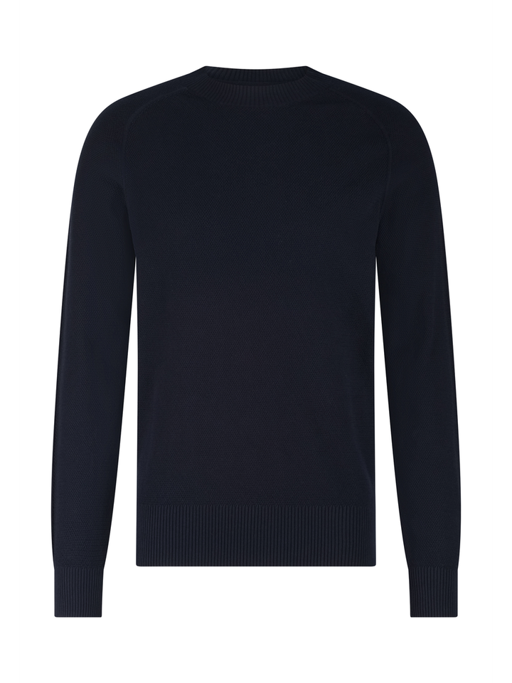 Blauwe trui met opstaande kraag State Of Art 