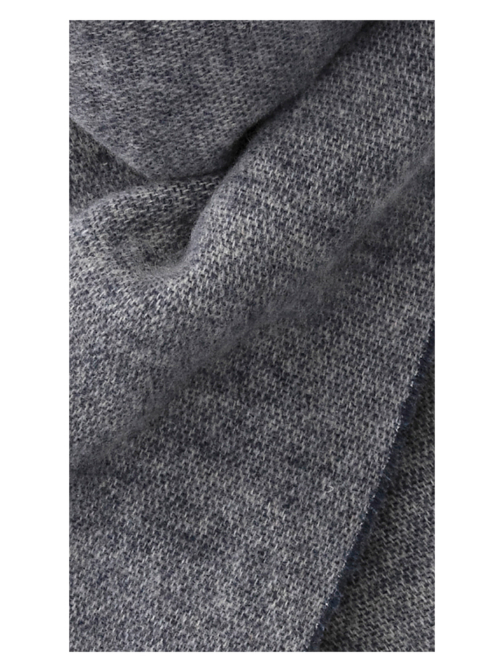 Blauwe wollen sjaal State of art