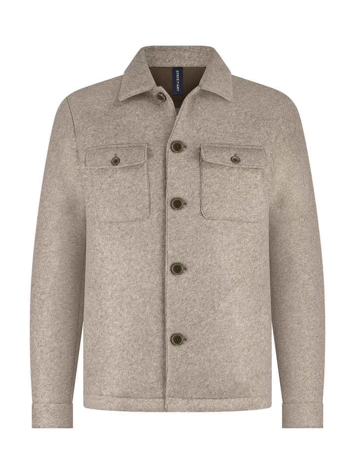 Bruin vestje met knopen State of Art