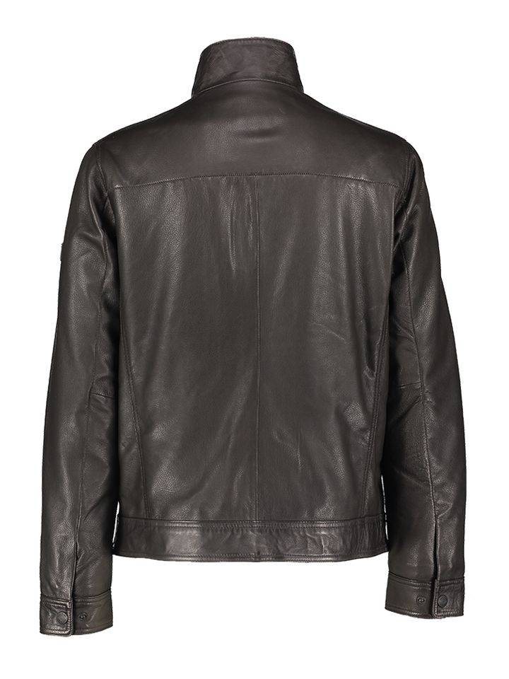 Bruine lederen jas State Of Art 