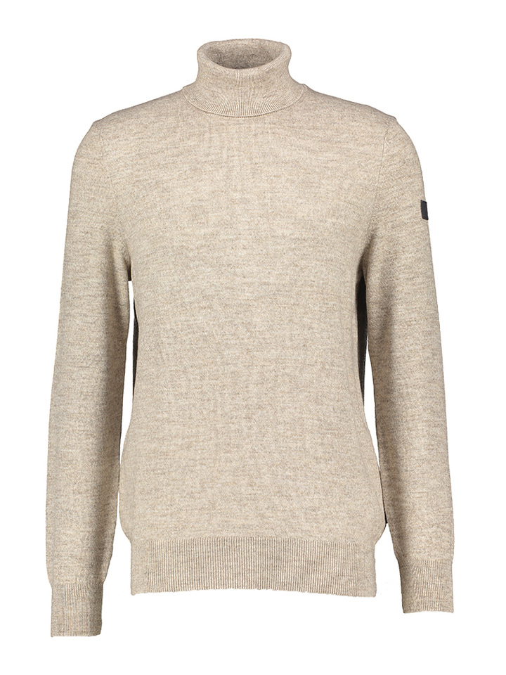 Beige trui met rolkraag State of Art