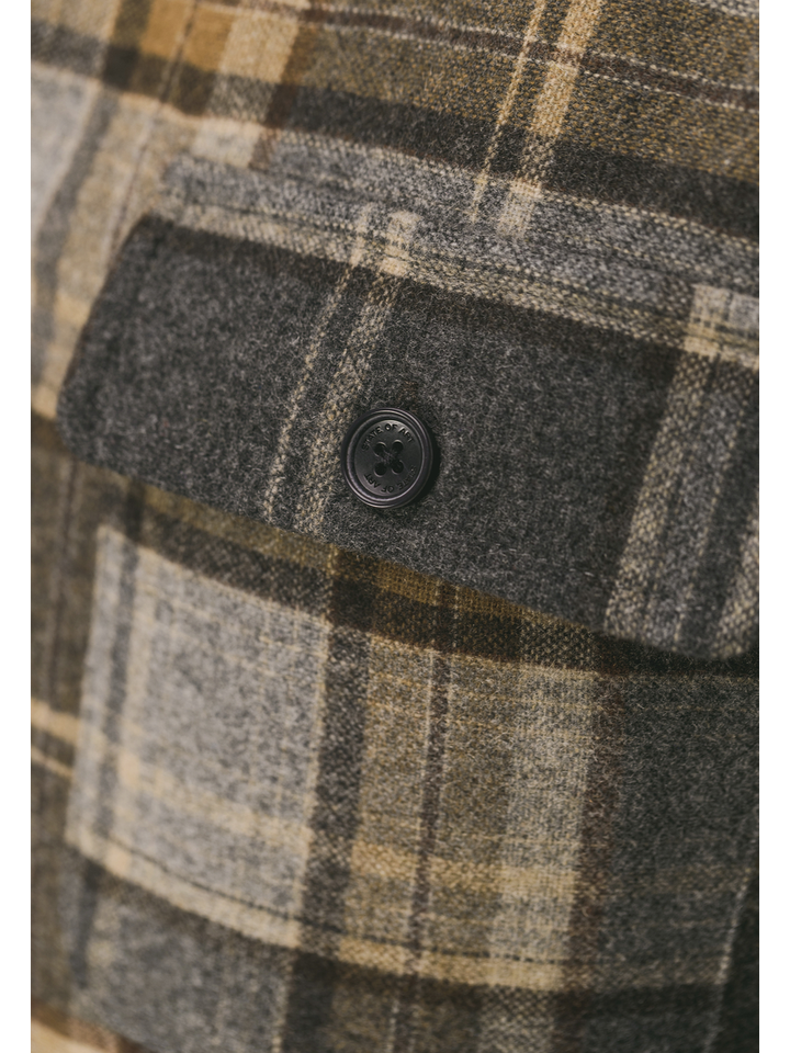 Geruiten wollen hemd met lange mouw State of Art