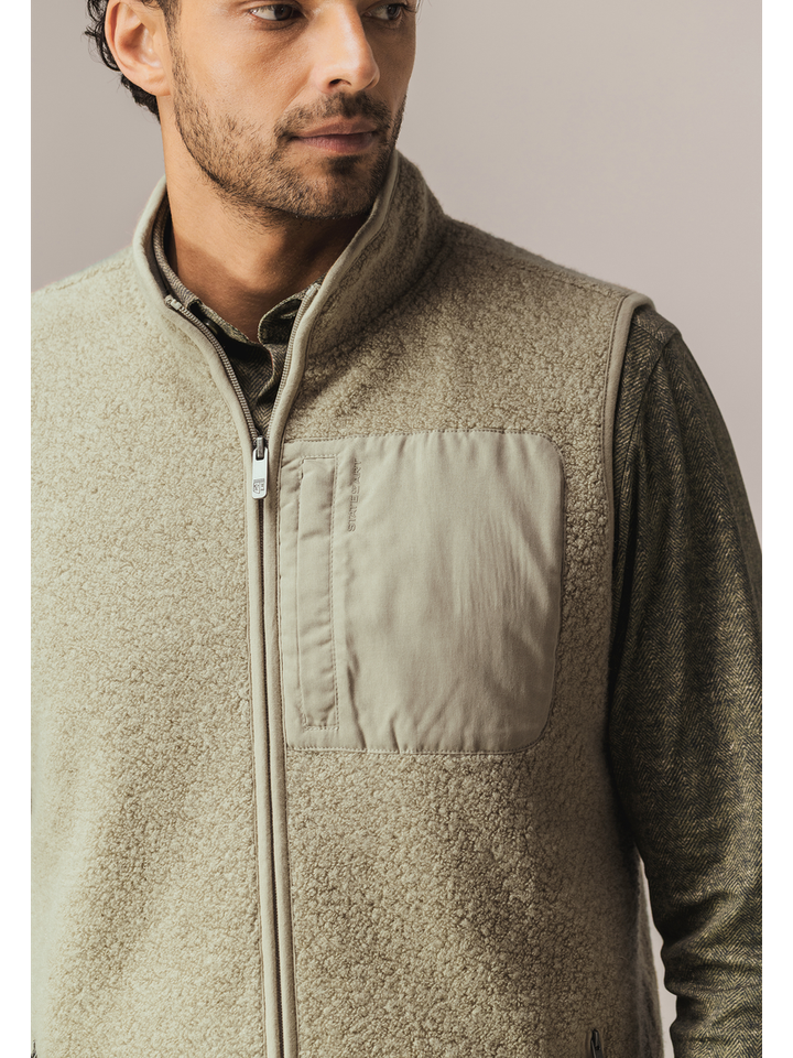 Beige teddy bodywarme State Of Art