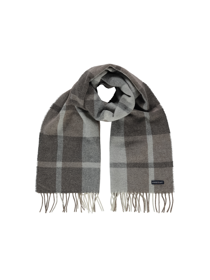 Bruingrijze wollen 1sjaal State of art