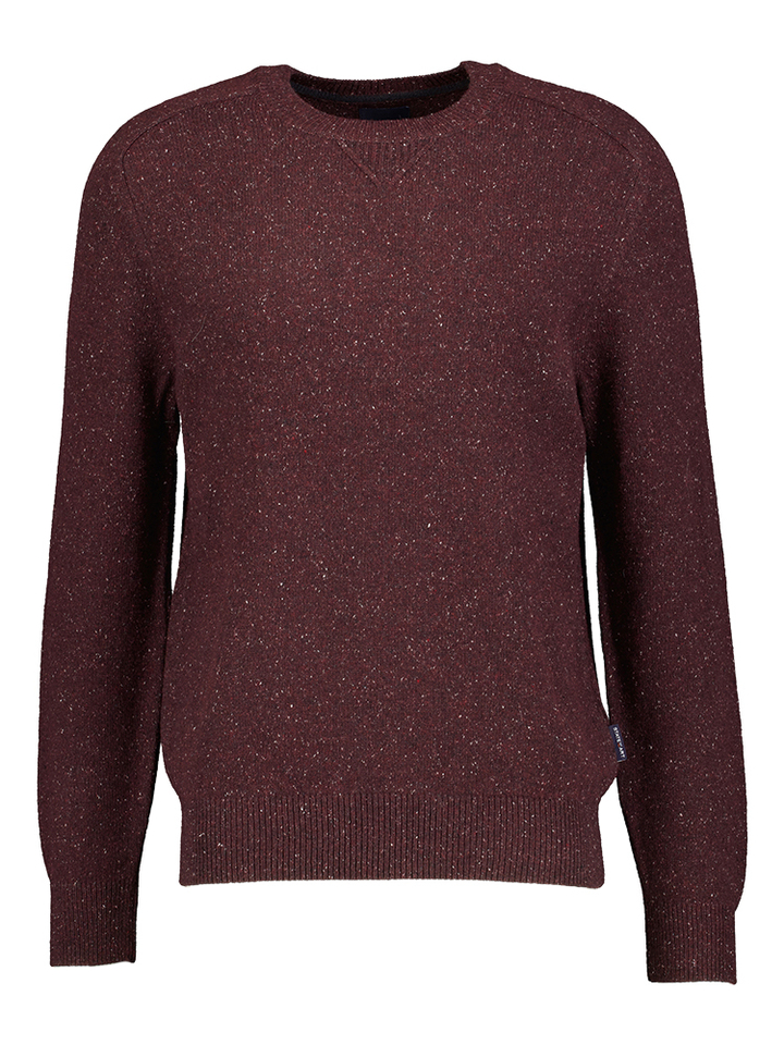 Bordeaux trui met spikkels State Of Art