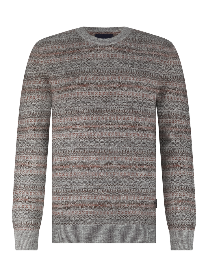 Mulit-color trui met ronde hals State of Art