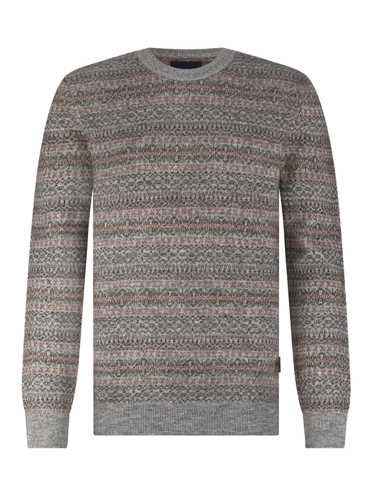 Mulit-color trui met ronde hals State of Art