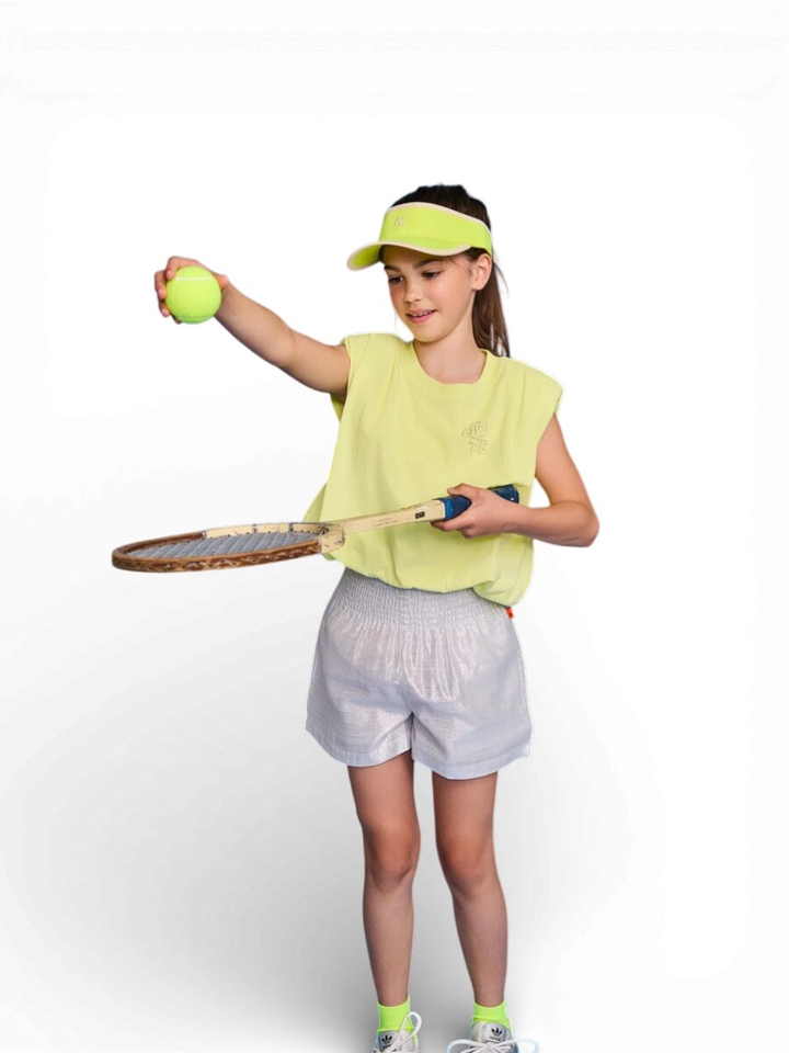 Gele t-shirt met logo AO76