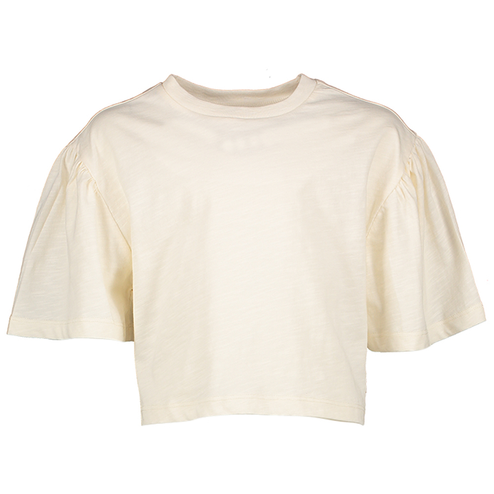 Ecru korte t-shirt AO76