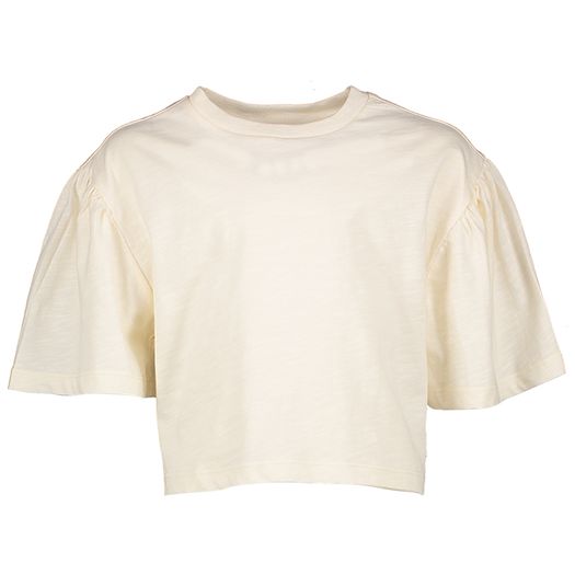 Ecru korte t-shirt AO76